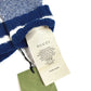 GUCCI 726586 Logo GG Fingerless Gloves Accessories Knitted Gloves Cashmere Women's Navy