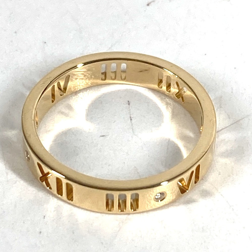 TIFFANY&Co. アトラス ロゴ 4P ダイヤ ダイヤモンド アクセサリー ジュエリー リング・指輪 Au750 レディース ゴールド