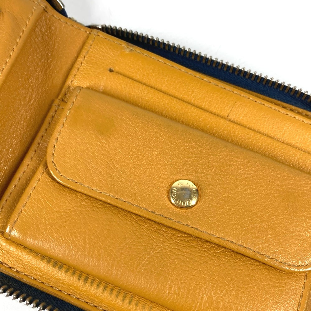LOUIS VUITTON M95342 モノグラムデニム ミニジッピーウォレット コンパクトウォレット ラウンドファスナー 2つ折り財布 モノグラムデニムキャンバス ユニセックス ブルー