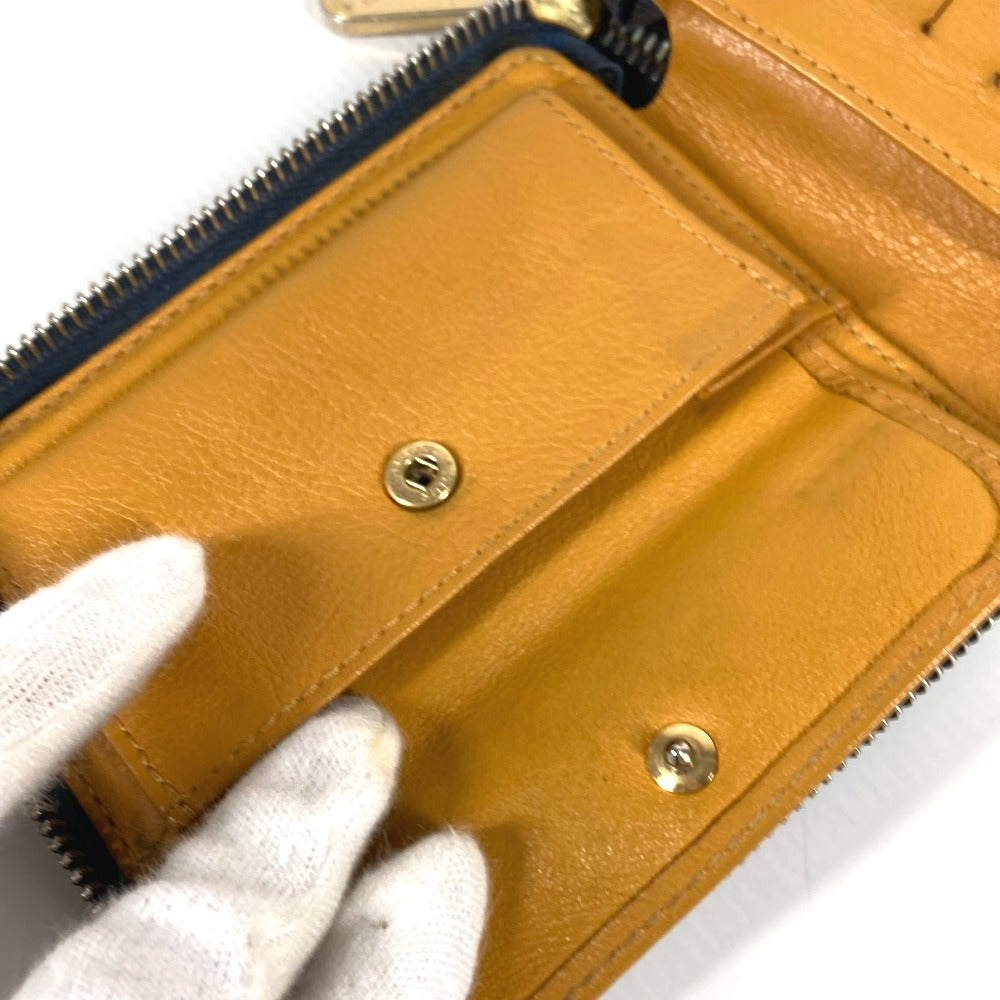 LOUIS VUITTON M95342 モノグラムデニム ミニジッピーウォレット コンパクトウォレット ラウンドファスナー 2つ折り財布 モノグラムデニムキャンバス ユニセックス ブルー