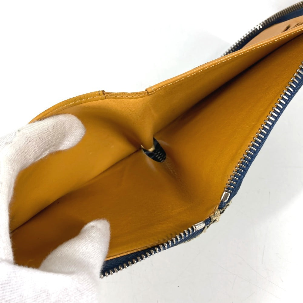 LOUIS VUITTON M95342 モノグラムデニム ミニジッピーウォレット コンパクトウォレット ラウンドファスナー 2つ折り財布 モノグラムデニムキャンバス ユニセックス ブルー