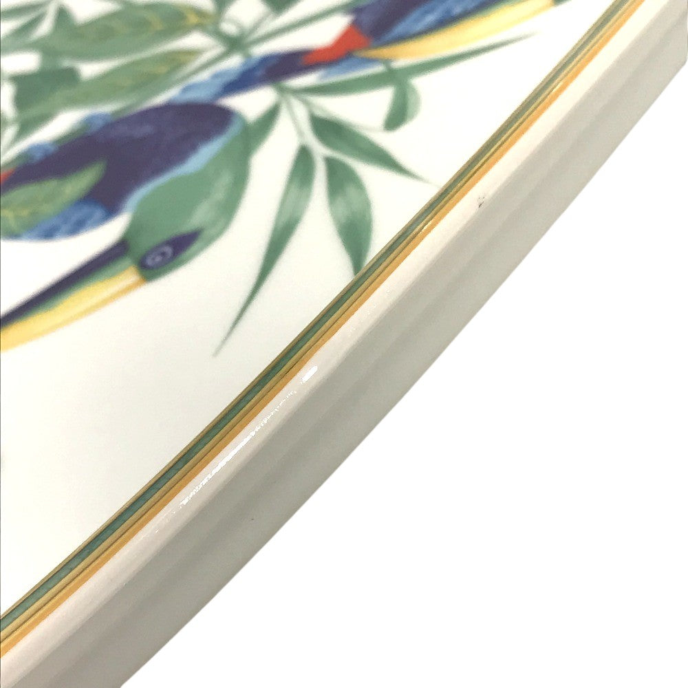 HERMES Toucan bird Plates, Dishes, Large Plates, Kitchenware, Tableware The dishes Pottery Multicolore Used