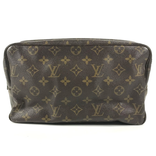 LOUIS VUITTON M47522 Monogram Trousse Toilette 28 Trousse Toilette 28 Cosmetics Pouch Clutch Bag Cosmetics Pouch MonogramCanvas Brown Used