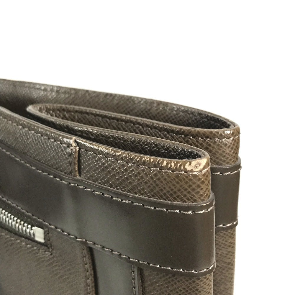 LOUIS VUITTON M31018 Taiga Kasbeck GM Kasbeck GM Business Bag Tote Bag Hand Bag Taiga Leather Grizzly Brown Used
