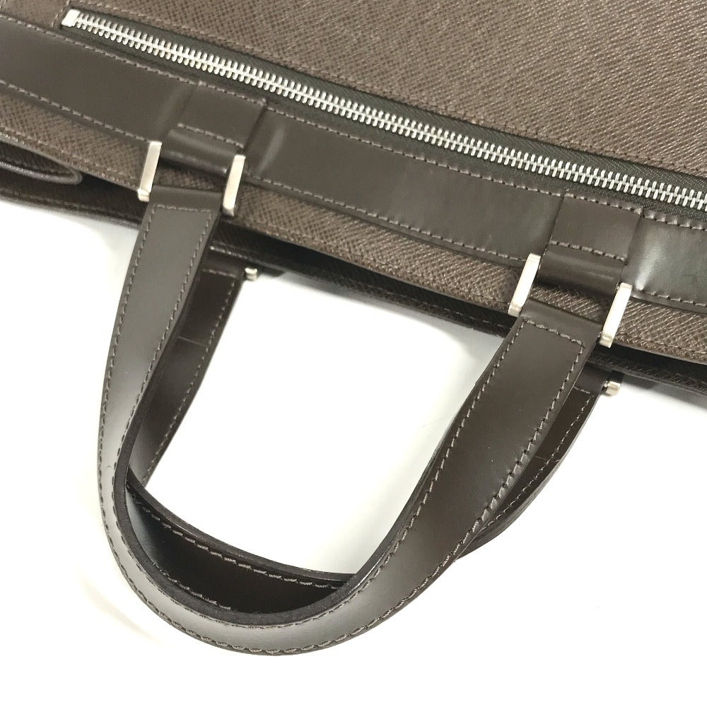 LOUIS VUITTON M31018 Taiga Kasbeck GM Kasbeck GM Business Bag Tote Bag Hand Bag Taiga Leather Grizzly Brown Used
