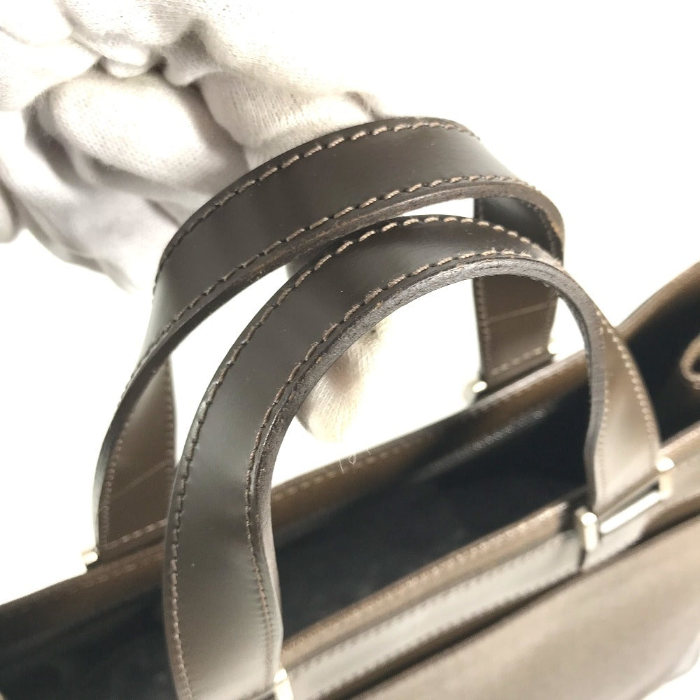 LOUIS VUITTON M31018 Taiga Kasbeck GM Kasbeck GM Business Bag Tote Bag Hand Bag Taiga Leather Grizzly Brown Used