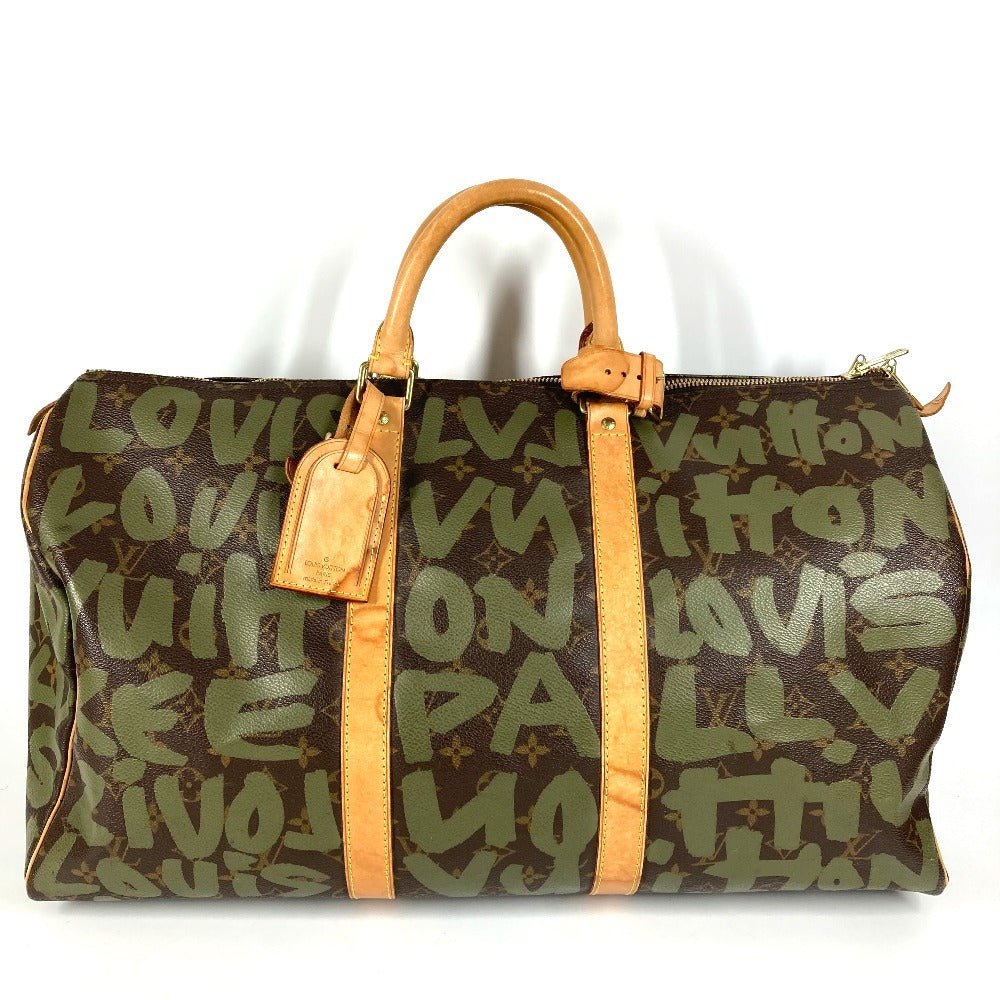 LOUIS VUITTON M92196 モノグラムグラフィティ キーポル50 キーポル 50 旅行バッグ カバン トラベルバッグ ハンドバッグ ボストンバッグ モノグラムグラフィティキャンバス ユニセックス カーキ