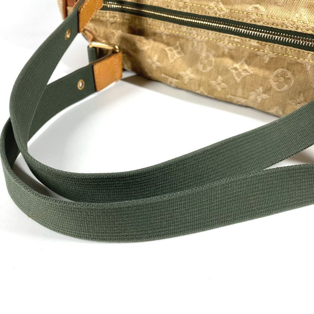 LOUIS VUITTON M95771 Monogram Fleurage Squirrel Shoulder Tote Bag, Boston Bag, Monogram Denim, Unisex, Khaki