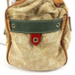 LOUIS VUITTON M95771 Monogram Fleurage Squirrel Shoulder Tote Bag, Boston Bag, Monogram Denim, Unisex, Khaki