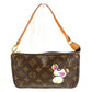 LOUIS VUITTON M51981 Monogram Panda Pochette Accessoires by Takashi Murakami. Accessory pouch, handbag, shoulder bag, Monogram canvas, women's, brown.
