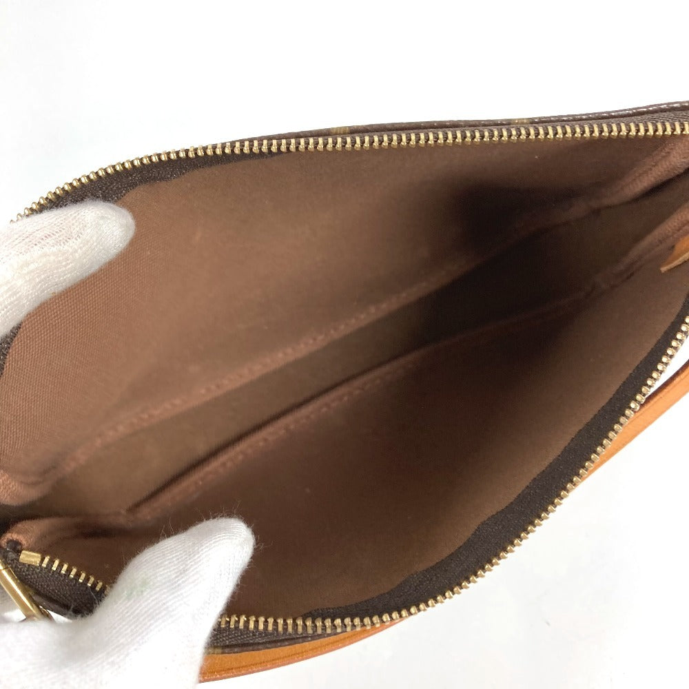 LOUIS VUITTON M51981 Monogram Panda Pochette Accessoires by Takashi Murakami. Accessory pouch, handbag, shoulder bag, Monogram canvas, women's, brown.