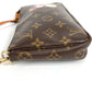 LOUIS VUITTON M51981 Monogram Panda Pochette Accessoires by Takashi Murakami. Accessory pouch, handbag, shoulder bag, Monogram canvas, women's, brown.