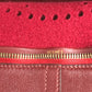 HERMES Hパンチングロゴ フードゥ 旅行バッグ カバン トラベルバッグ　バッグ ボストンバッグ フェルト ユニセックス レッド