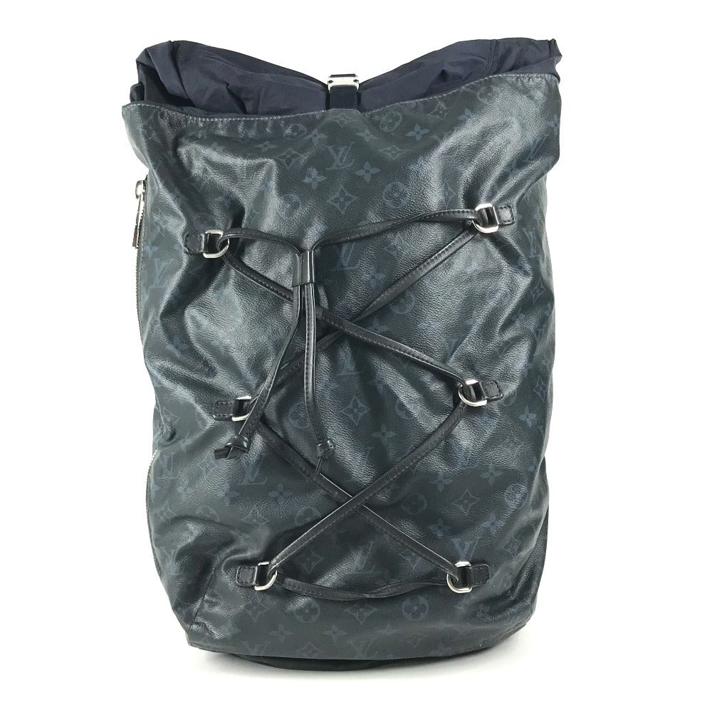 LOUIS VUITTON M41707 Monogram Cobalt Ultralight Backpack, Monogram Canvas, Unisex, Navy