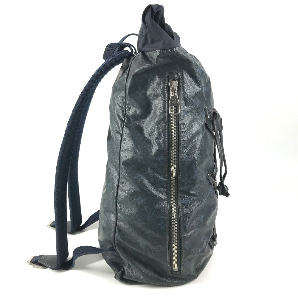 LOUIS VUITTON M41707 Monogram Cobalt Ultralight Backpack, Monogram Canvas, Unisex, Navy