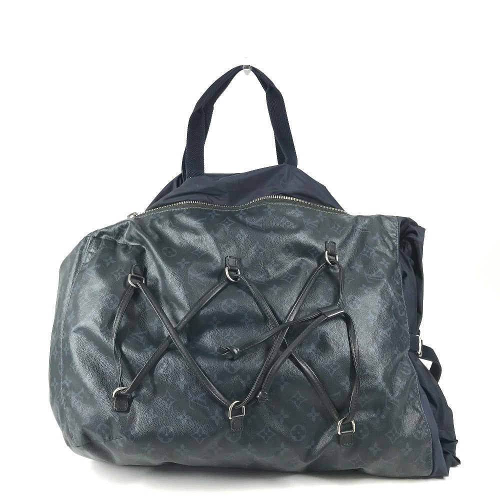 LOUIS VUITTON M41707 Monogram Cobalt Ultralight Backpack, Monogram Canvas, Unisex, Navy
