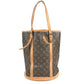 LOUIS VUITTON M42236 Monogram Bucket GM Shoulder Tote Bag in Monogram Canvas, Brown, Unisex