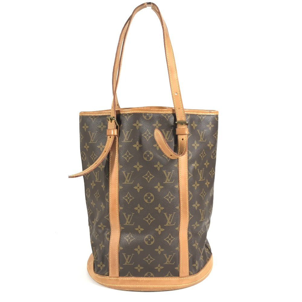 LOUIS VUITTON M42236 Monogram Bucket GM Shoulder Tote Bag in Monogram Canvas, Brown, Unisex