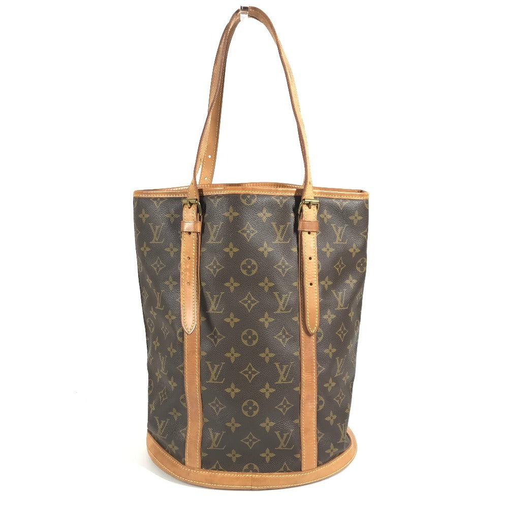 LOUIS VUITTON M42236 Monogram Bucket GM Shoulder Tote Bag in Monogram Canvas, Brown, Unisex