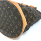 LOUIS VUITTON M42236 Monogram Bucket GM Shoulder Tote Bag in Monogram Canvas, Brown, Unisex