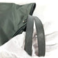PRADA B4605C Snake Triangle Logo Plate Shoulder Bag Tote Bag Leather/Nylon Unisex Grey