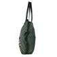 PRADA B4605C Snake Triangle Logo Plate Shoulder Bag Tote Bag Leather/Nylon Unisex Grey