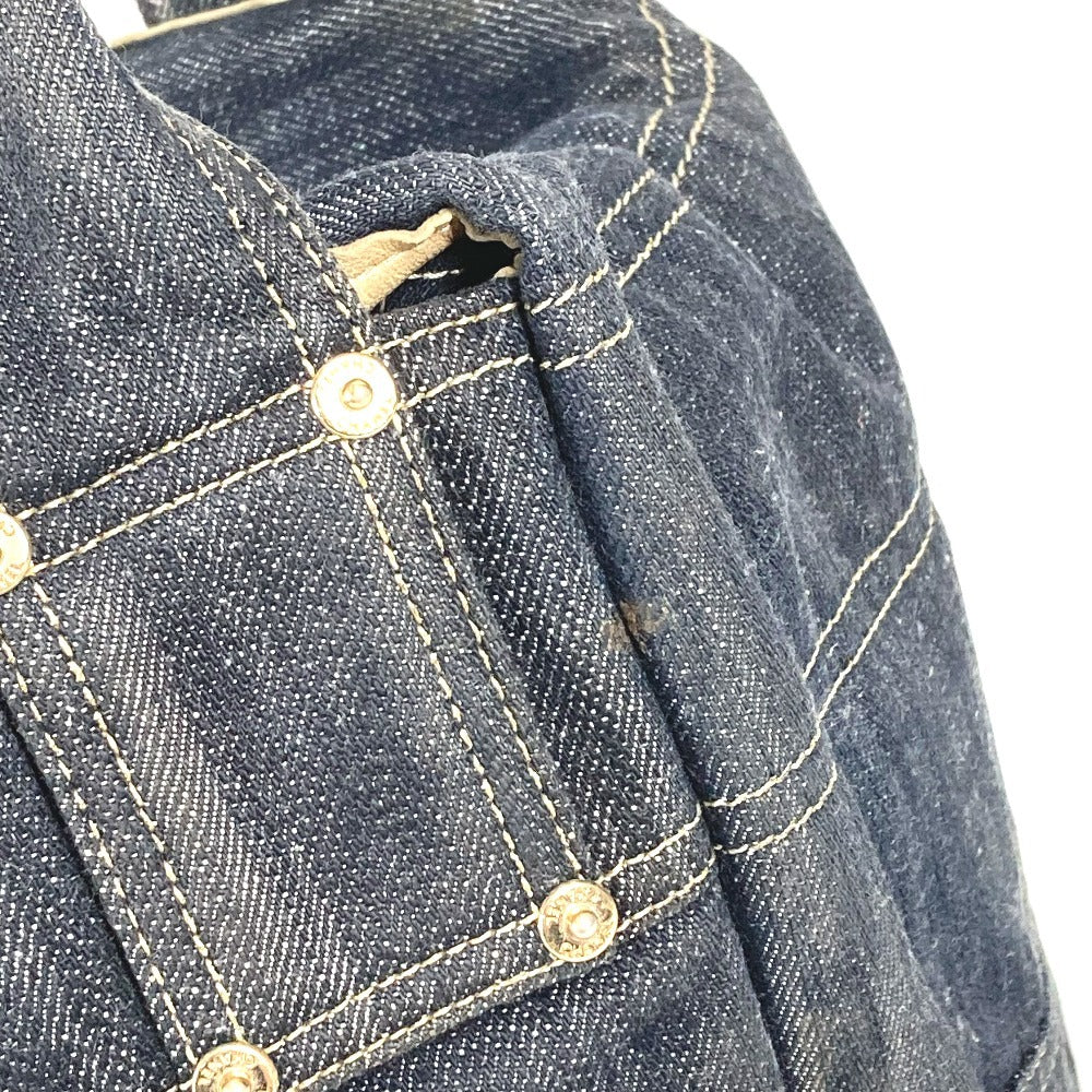 CHANEL A31985 スパークリングデニム CC ココマーク ロゴ カバン トートバッグ ハンドバッグ デニム レディース ブルー