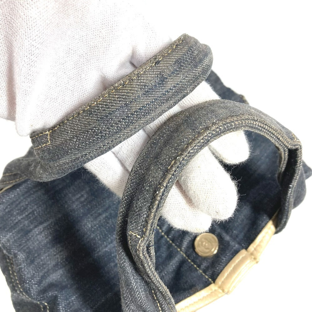 CHANEL A31985 スパークリングデニム CC ココマーク ロゴ カバン トートバッグ ハンドバッグ デニム レディース ブルー