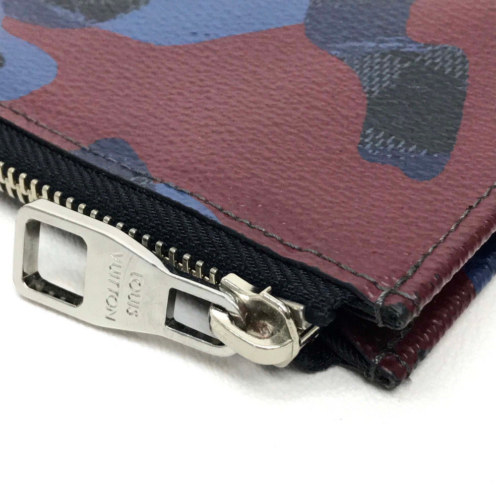 LOUIS VUITTON N63292 Damier Cobalt Camouflage Pochette Jour GM Clutch Bag in Damier Graphite Canvas, Multicolore, Men's