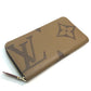 LOUIS VUITTON M67687 Monogram Giant Zippy Wallet, Monogram Reverse Canvas, Women's, Brown