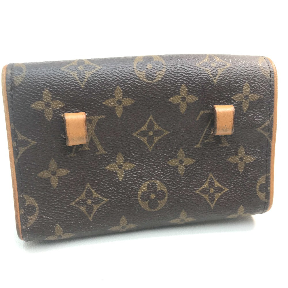 LOUIS VUITTON M51855 Monogram Florentine Pochette Waist Bag, Monogram Canvas, Women's, Brown