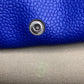 Herve Chapelier Two-Tone Boat-Shaped Mini Handbag, Pt950, Women's, Blue and Pink