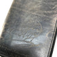 Berluti Calligraphy Round Zip Venetian Leather Long Wallet for Men, Brown and Dark Brown