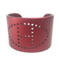 HERMES Sunset Aluminum Evelyn Bracelet, Aluminum, Women's, Rouge