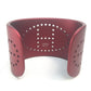 HERMES Sunset Aluminum Evelyn Bracelet, Aluminum, Women's, Rouge
