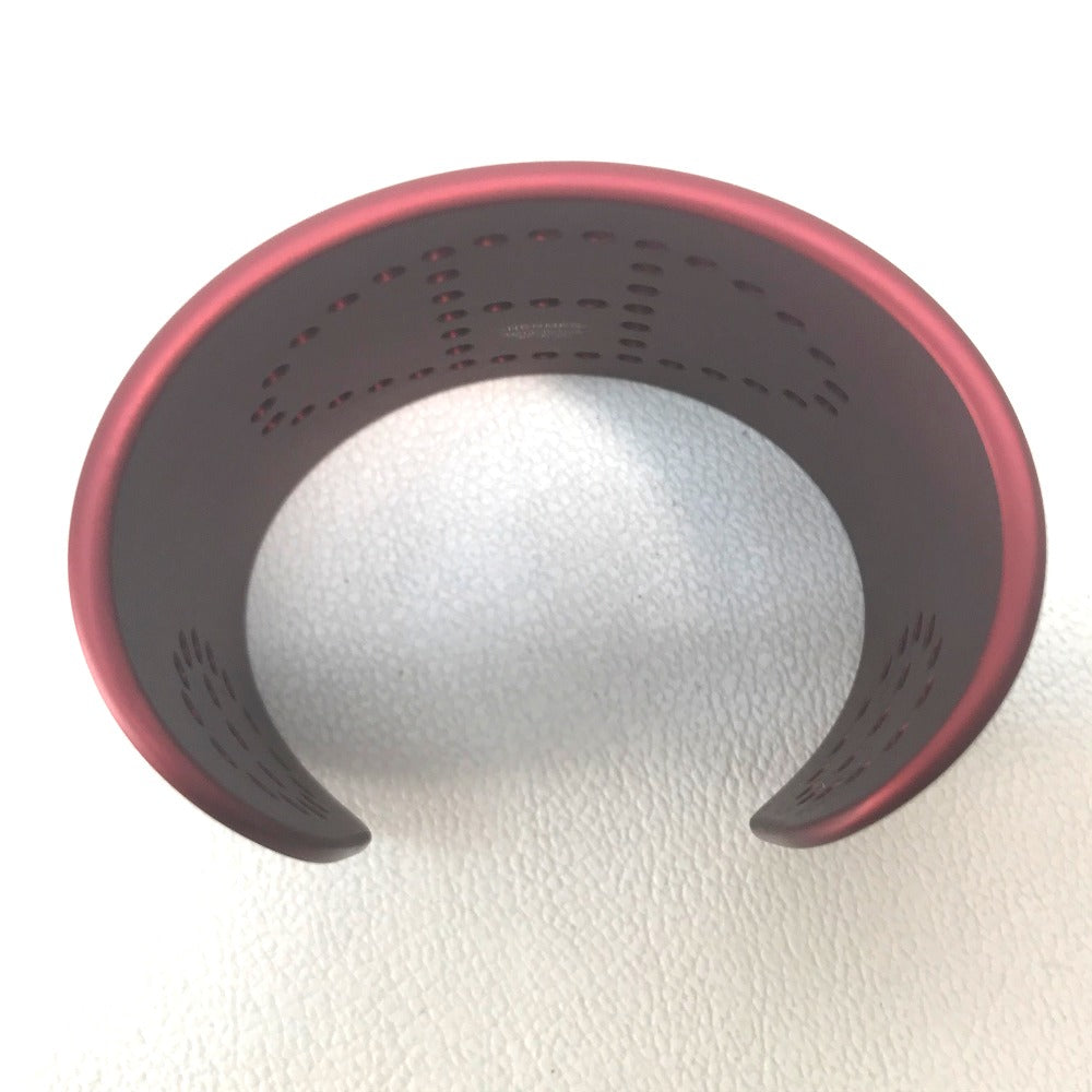 HERMES Sunset Aluminum Evelyn Bracelet, Aluminum, Women's, Rouge