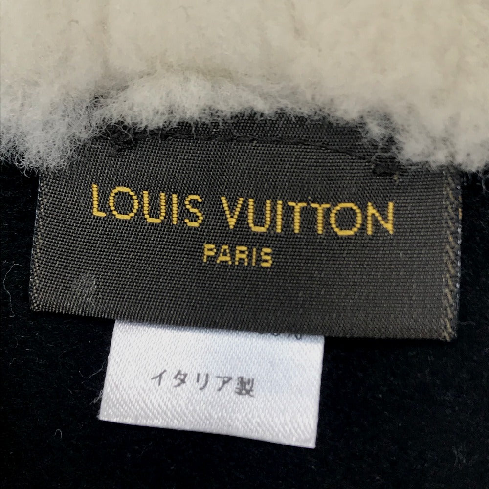 LOUIS VUITTON M70434 Monogram Flower Echarpe Shirring Darling Stole Scarf Cashmere Women's White x Red
