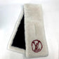 LOUIS VUITTON M70434 Monogram Flower Echarpe Shirring Darling Stole Scarf Cashmere Women's White x Red
