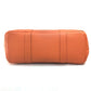 HERMES Garden Party PM Shoulder Bag/Tote Bag in Toile Officier Leather, Women's, Orange