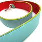 FENDI Two-Tone Strap You Bag Replacement Strap, Leather Shoulder Strap for Women, Light Blue, Orange, and Yellow