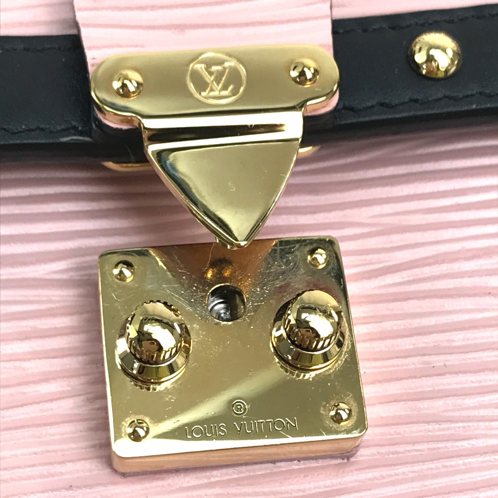LOUIS VUITTON M67872 Epi Leather Pochette Trunk Vertical Bag, Spring/Summer 2018, Women's Shoulder Bag, Rose Ballerine