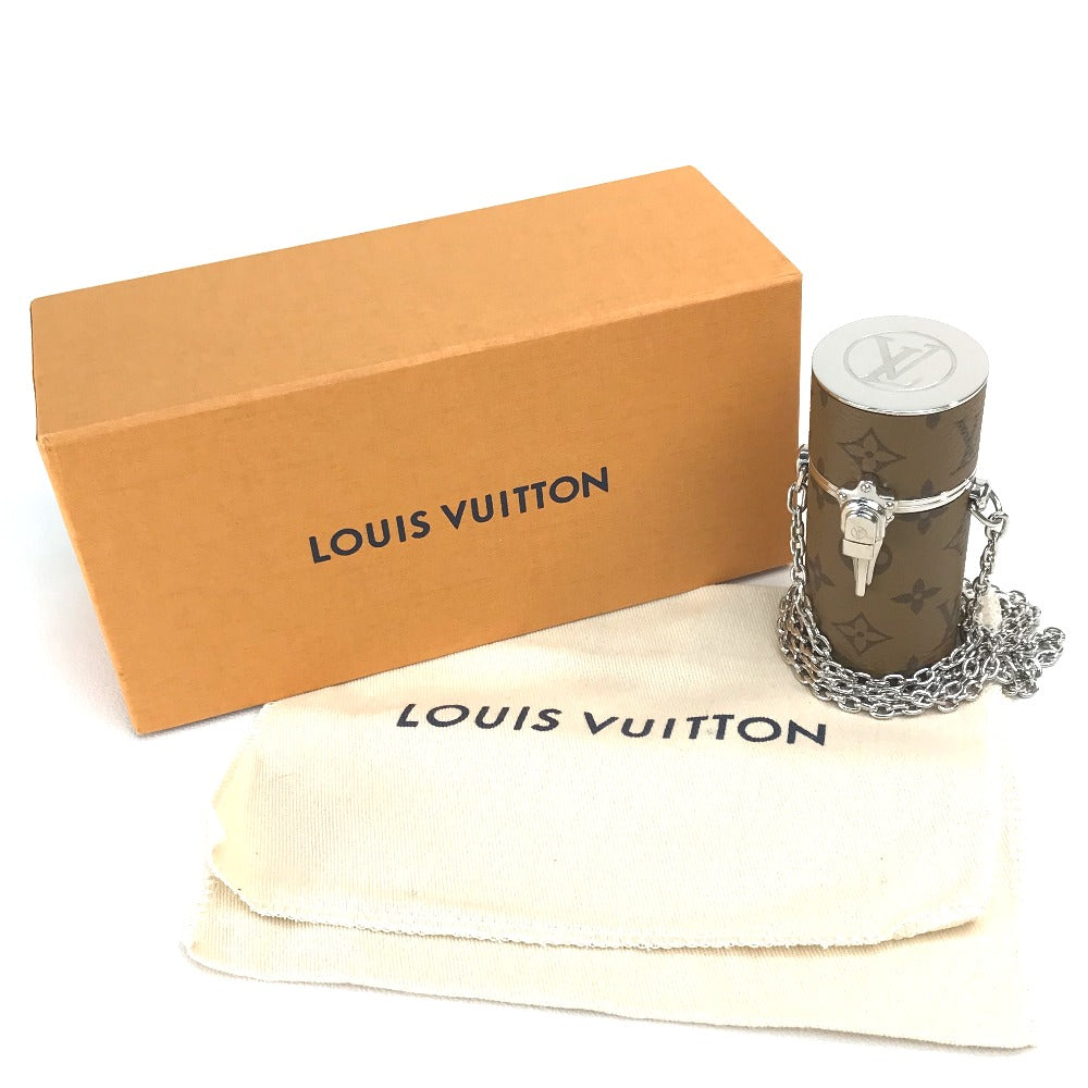 LOUIS VUITTON MP2407 Monogram Reverse Lipstick Case, Necklace/Accessories Case, Monogram Reverse Canvas, Women's, Brown