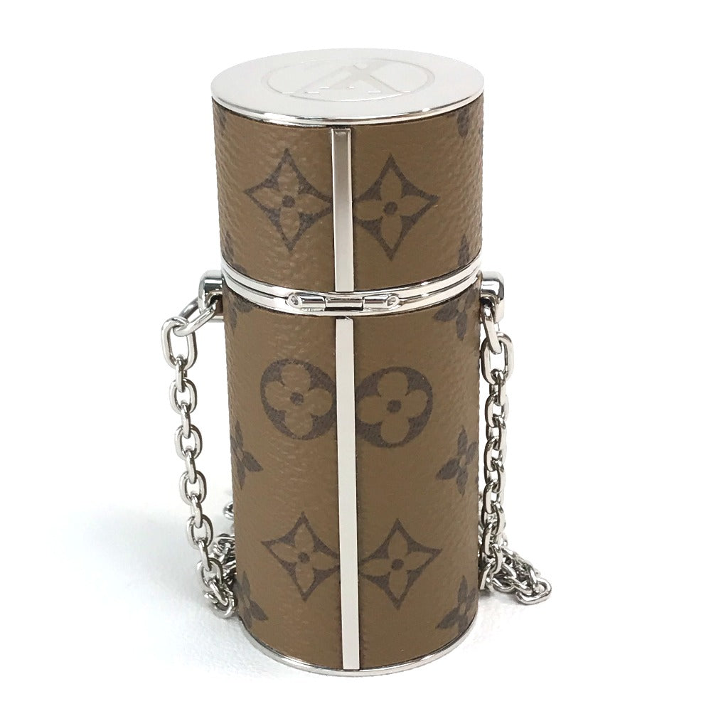 LOUIS VUITTON MP2407 Monogram Reverse Lipstick Case, Necklace/Accessories Case, Monogram Reverse Canvas, Women's, Brown