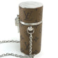 LOUIS VUITTON MP2407 Monogram Reverse Lipstick Case, Necklace/Accessories Case, Monogram Reverse Canvas, Women's, Brown