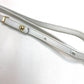 CELINE Logo Pochette Shoulder Bag in Leather, Women's, White with Gold Hardware