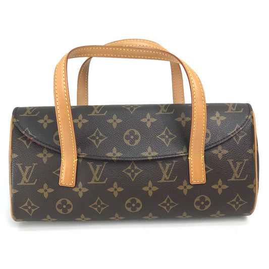 LOUIS VUITTON M51902 モノグラム ソナチネ カバン 横長 ハンドバッグ モノグラムキャンバス レディース ブラウン/レッド