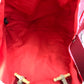 HERMES Cabas Drapeaux au Vent Beach Bag, Rope Handle Tote Bag, Cotton, Women's, Pink and Red