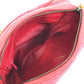 CHANEL CC Coco Mark Matelasse Quilted Fringe Tassel Canvas Shoulder Bag for Women, Red and Gold Hardware
