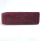 CHANEL CC Coco Mark Deka Matelasse 34 Double Chain Shoulder Bag Suede Women's Bordeaux