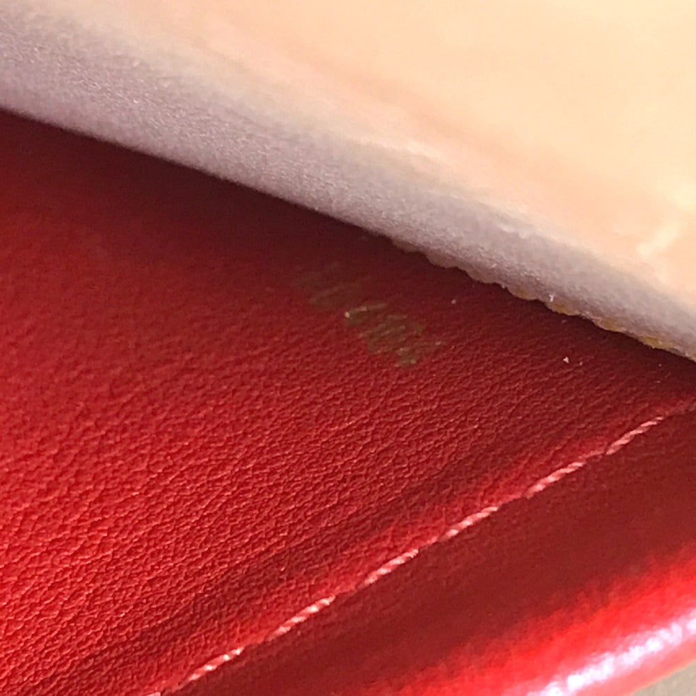 LOUIS VUITTON M41234 Monogram Studded Iconoclast Christian Louboutin Collaboration Handbag in Monogram Canvas/Pony Leather, Brown and Red
